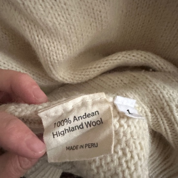 Jaggery London Nora sweater in milk size 1 - Picture 5 of 6